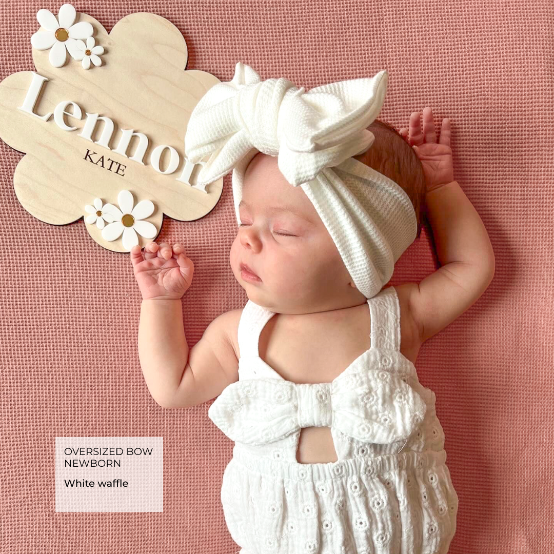 Signature Textures Sampler (Soft Blush) | Mixed Fabric Baby Bow Bundle