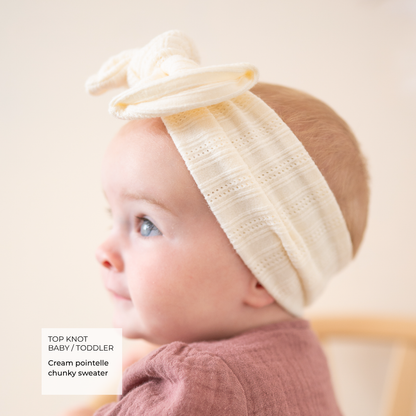 Signature Textures Sampler (Soft Blush) | Mixed Fabric Baby Bow Bundle