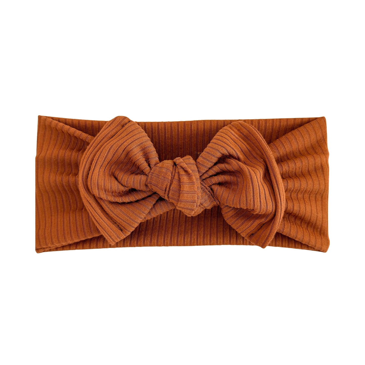 Pumpkin Spice Ribbed Baby Headband
