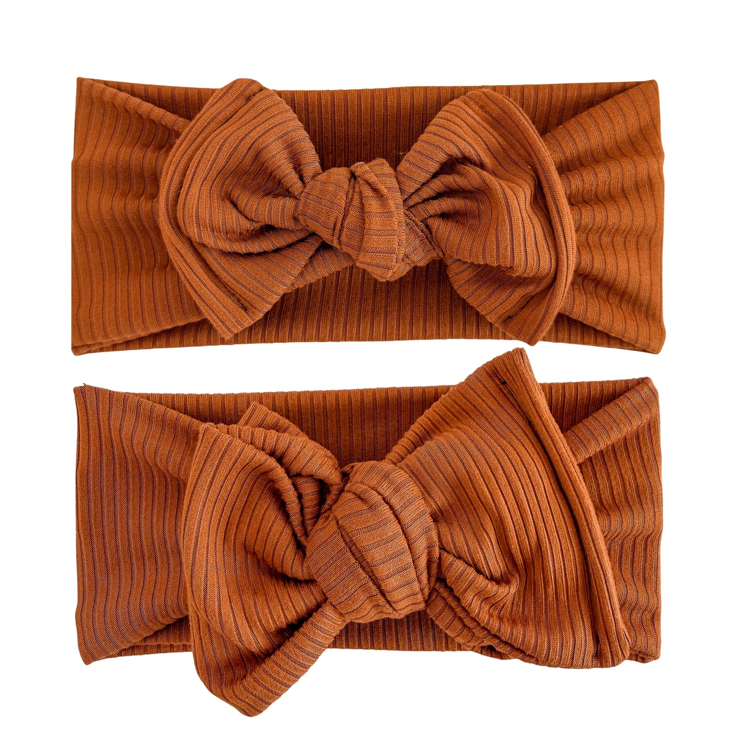 Pumpkin Spice Ribbed Baby Headband