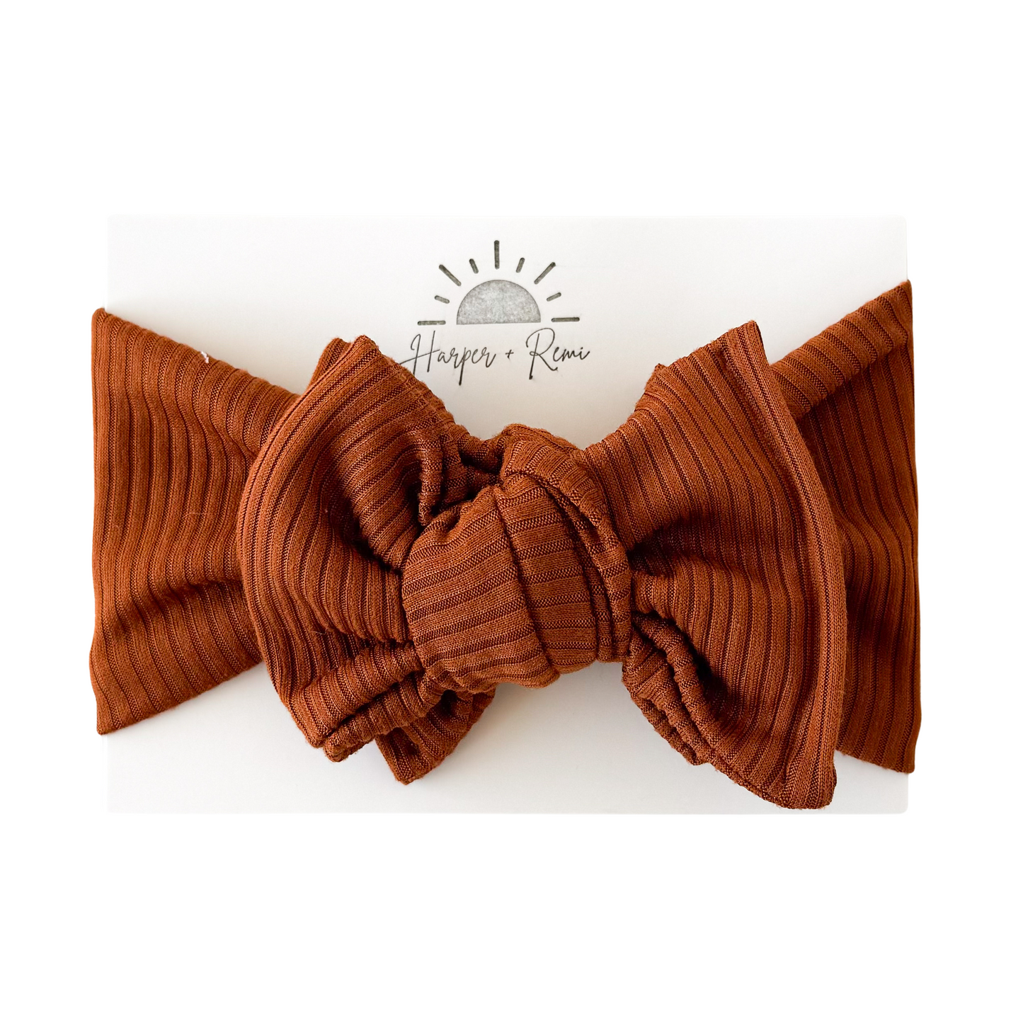 Spice | Ribbed Oversized Bow