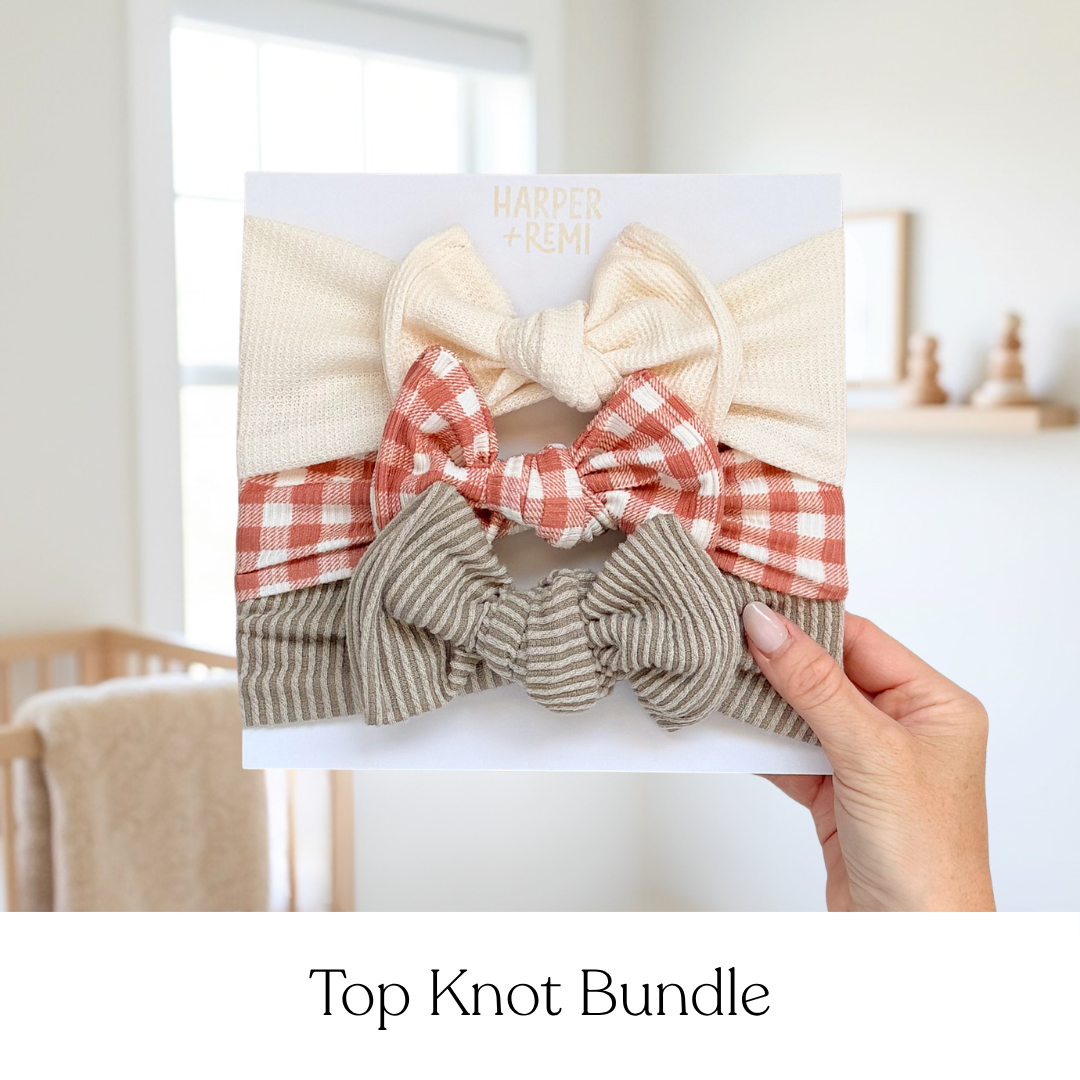 Strawberry Sands | Summer Baby Bow Bundle