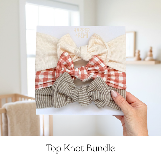 Strawberry Sands | Summer Baby Bow Bundle