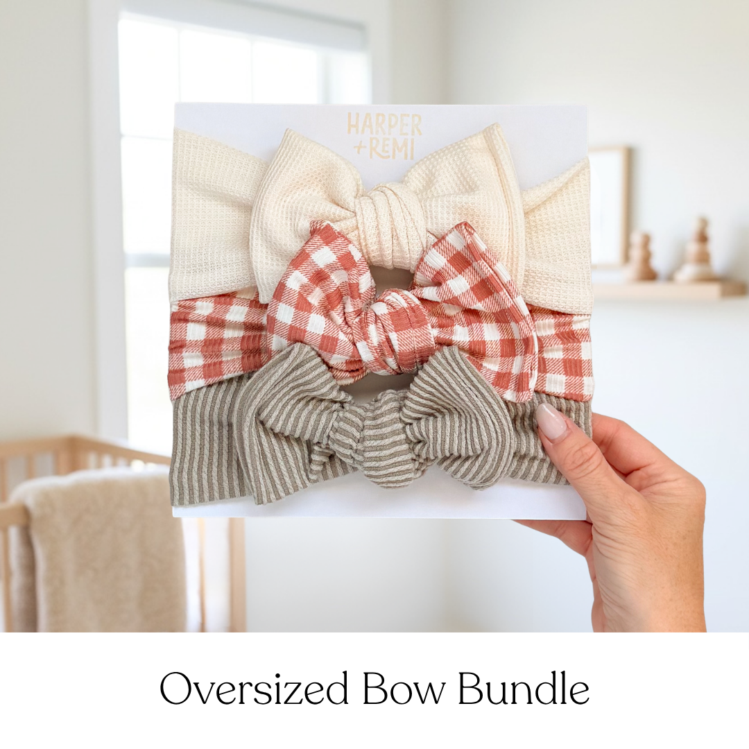 Strawberry Sands | Summer Baby Bow Bundle