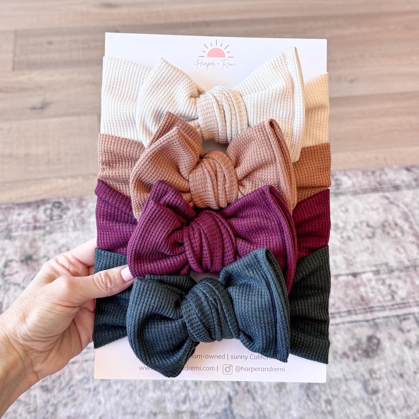Waffle Basics Bow Bundle | Autumn Solids