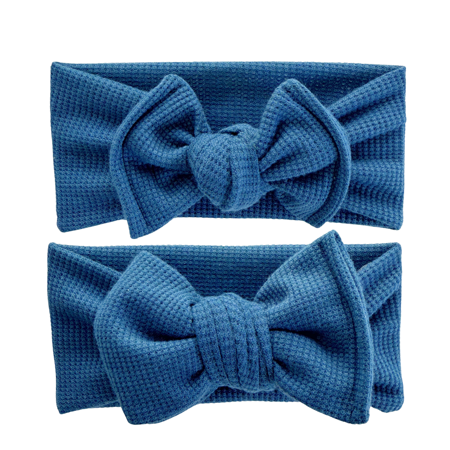 Blue Waffle Baby Headband