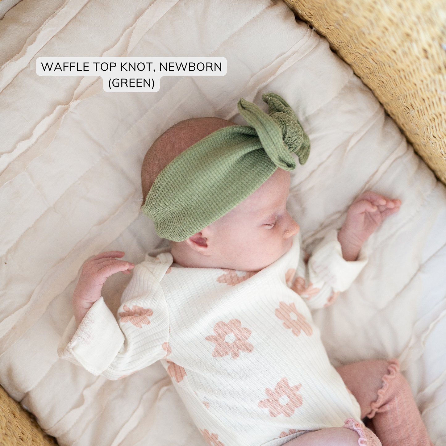 Everyday Spring Solids (Blue + Green) | Waffle Baby Bow Bundle