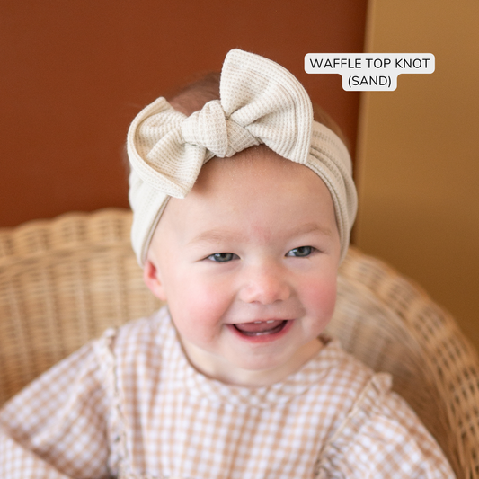 Sand Waffle Baby Headband
