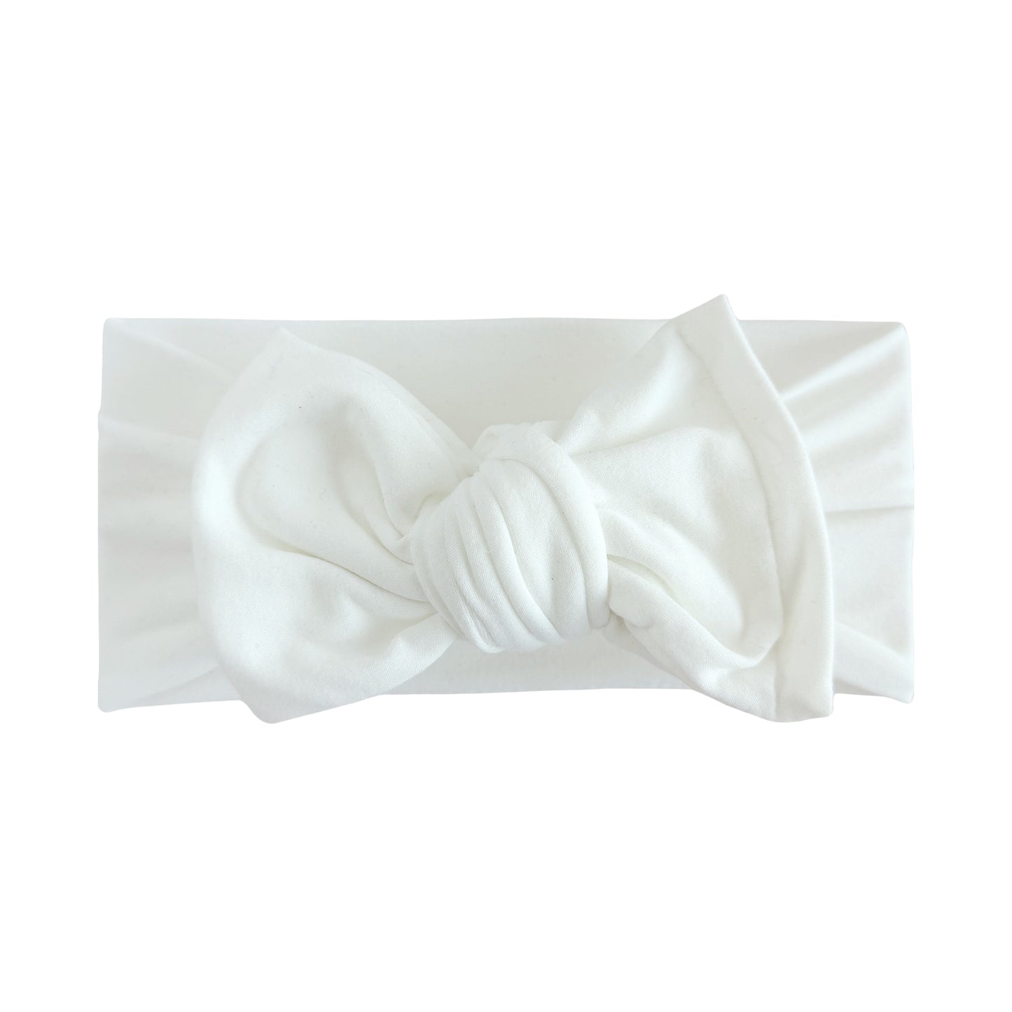 White Brushed Baby Headband