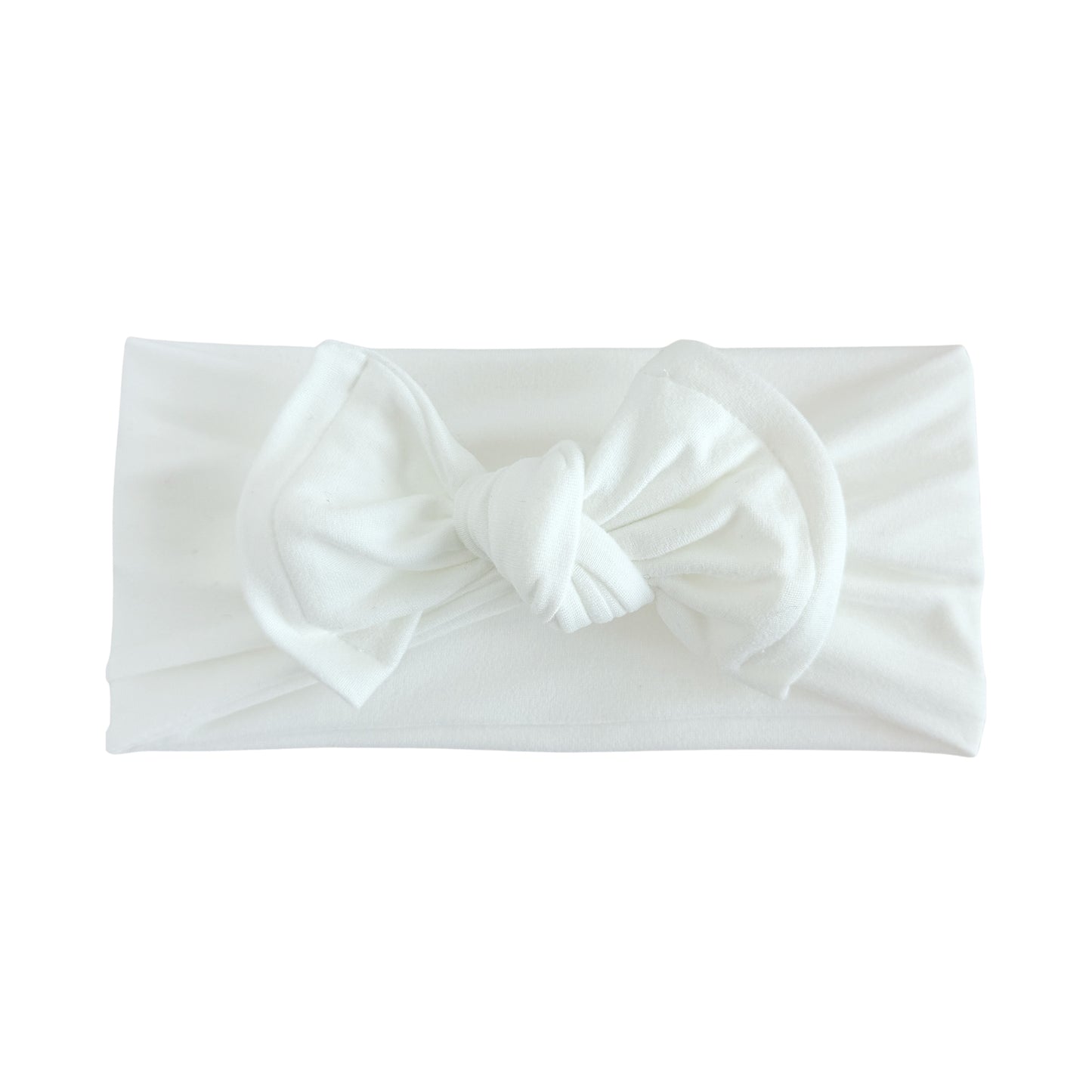 White Brushed Baby Headband