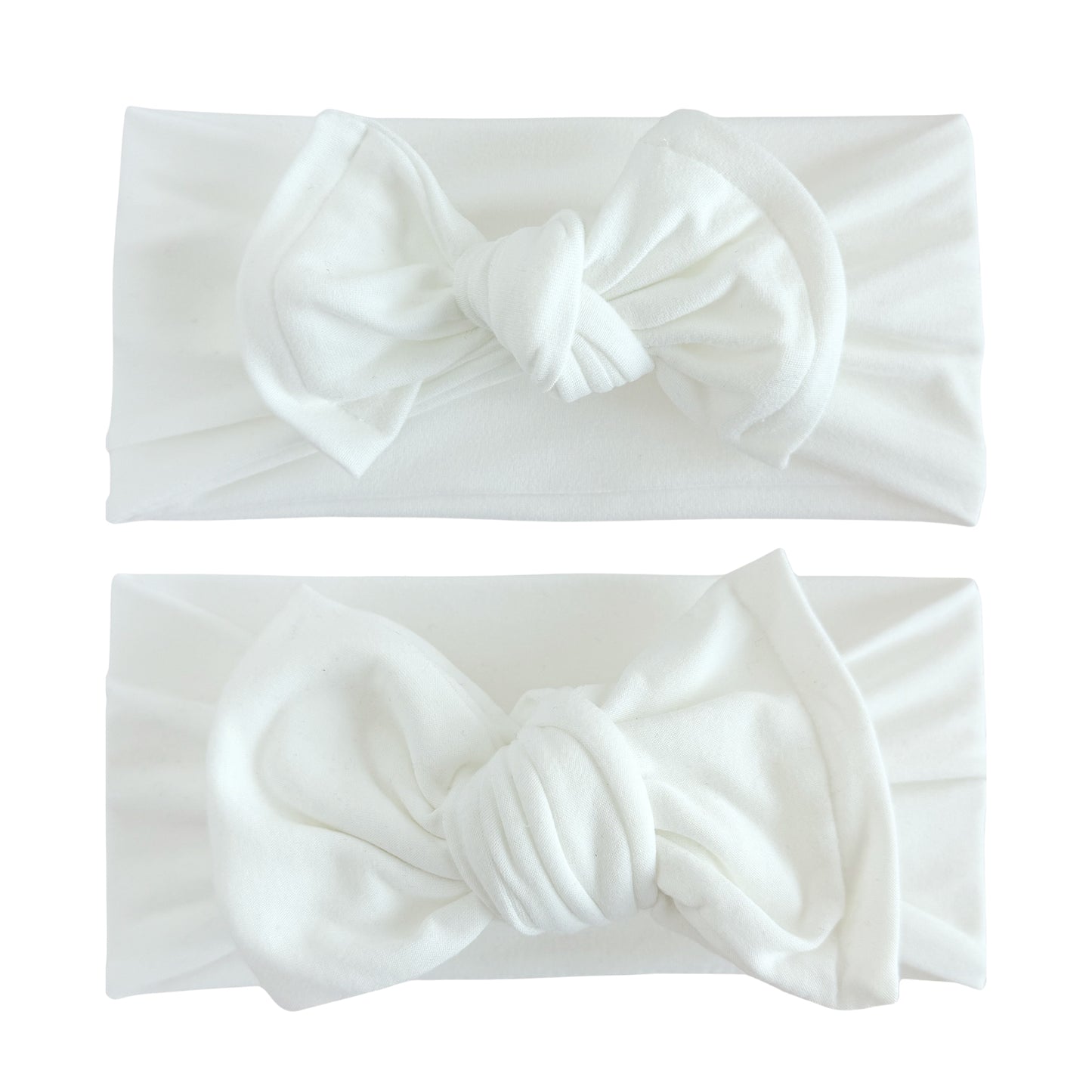 White Brushed Baby Headband