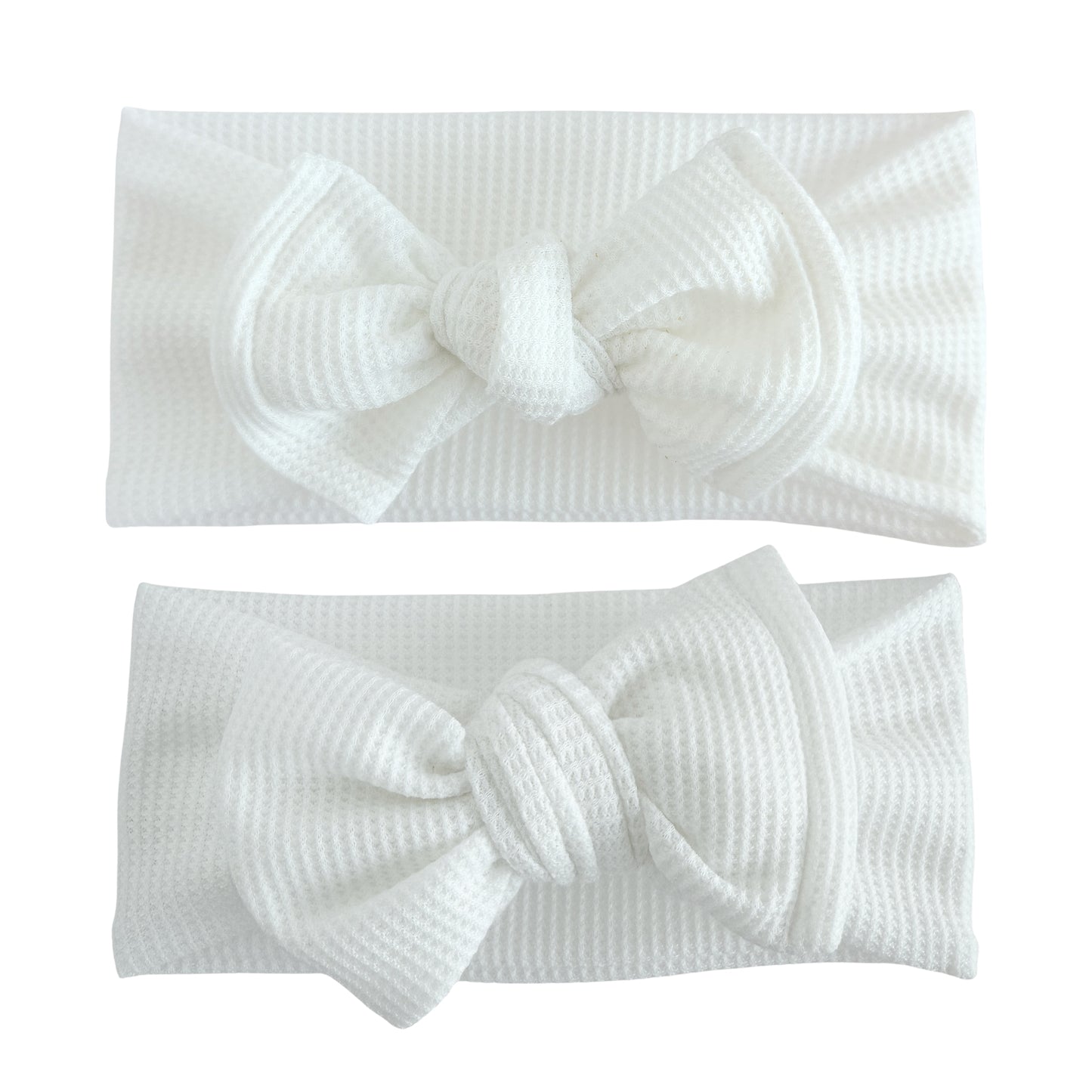 Holiday Classics | Waffle Baby Bow Bundle (Festive + Everyday Neutrals)